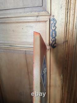 Superbe tôle publicitaire de photo agfa ancien termomètre