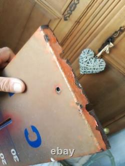 Superbe tôle publicitaire de photo agfa ancien termomètre