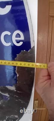 TRES ANCIENNE PLAQUE EMAILLEE POTASSE D'ALSACE DIMENSION 60x45 Cm PREMIÈR MODEL