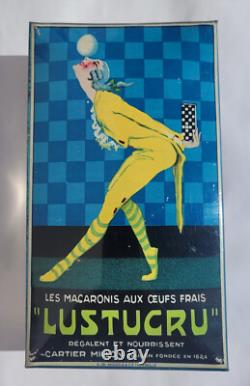 Tampon buvard lustucru 1920 cartier millon tole litho de andreis marseille