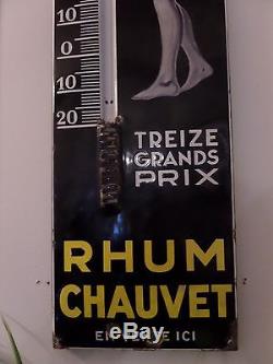 Thermomètre émaillée RHUM CHAUVET