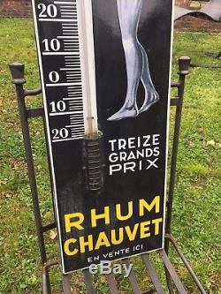 Thermometre Emaille Rhum Chauvet