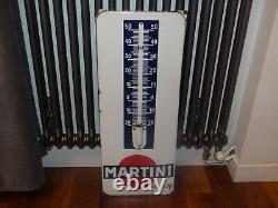 Thermomètre MARTINI tole émaillée années 60