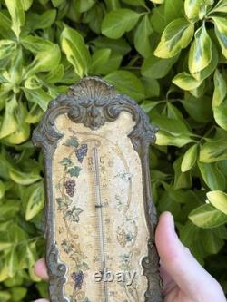 Thermomètre Publicitaire Champagne Jules Mumm À Reims & Devambez Vers 1900