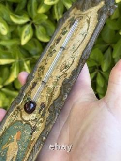 Thermomètre Publicitaire Champagne Jules Mumm À Reims & Devambez Vers 1900