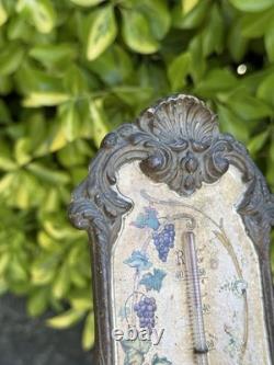 Thermomètre Publicitaire Champagne Jules Mumm À Reims & Devambez Vers 1900