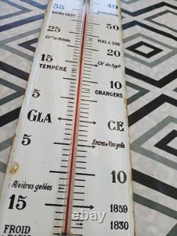 Thermomètre émaillé ancien