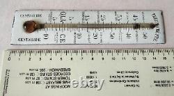 Thermomètre émaillé ancien 15,5 cm / Enamel Thermometer 6 in