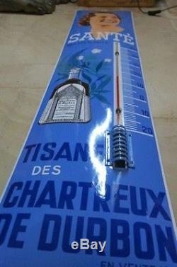 Thermometre émaillé TISANE DES CHARTREUX