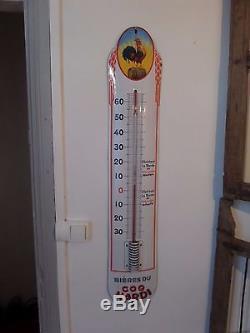 Thermometre émaillée coq hardi