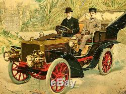 Tôle Litho Automobile 1900