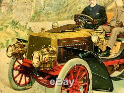 Tôle Litho Automobile 1900