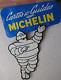 Tôle Pub Michelin. Cartes Et Guides. Simple Face. 80 X 62 Cm. Bel Etat