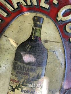 Tôle Publicitaire & Gentiane & Quina & Bonal