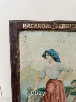 Tôle Publicitaire Macaroni Vermicelle Bozon Verduraz