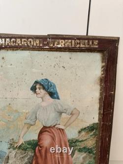 Tôle Publicitaire Macaroni Vermicelle Bozon Verduraz