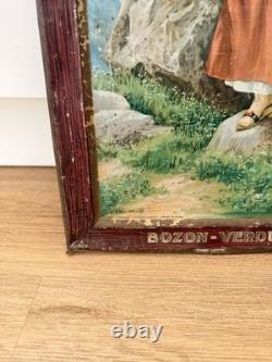 Tôle Publicitaire Macaroni Vermicelle Bozon Verduraz