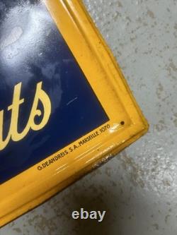 Tôle Publicitaire Plaque Produits Moriss Savon Lessive Deandreis Marseille