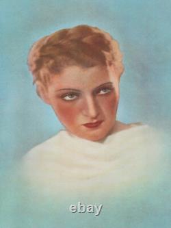 Tôle émaillée Lotion astringente Mercier Vera Korène objet publicitaire 1930