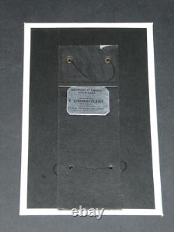 Tôle émaillée Lotion astringente Mercier Vera Korène objet publicitaire 1930