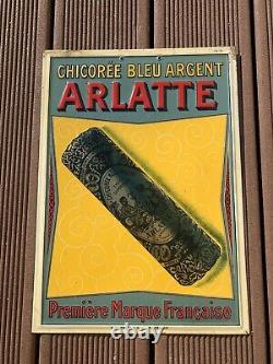 Tôle lithographiée CHICOREE ARLATTE -de Andreis Marseille / Leroux/williot