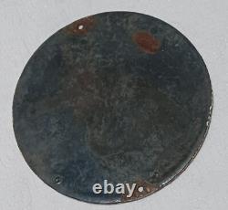 Très Ancienne Plaqûe Émaillée TEXACO 1933 RARE