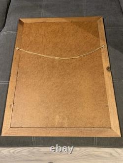 Tres Rare Ancien Miroir De Bar Whisky Vat 69