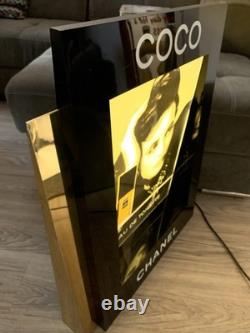 Tres Rare Ancienne Enseigne Lumineuse Coco Chanel