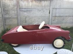 Tres Rare Ancienne Voiture A Pedale En Tole Ds Citroen
