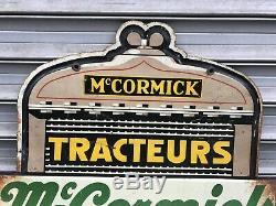 Tres Rare Tole Materiel Agricole MC Cormick Tracteur Et Pieces