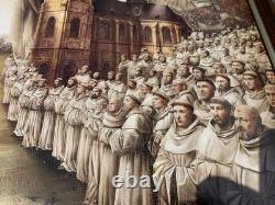 Tres Tres Rare Superbe Grand Cadre Biere Grimbergen. Au Nom Du Silence