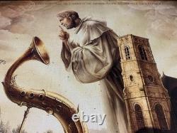 Tres Tres Rare Superbe Grand Cadre Biere Grimbergen. Au Nom Du Silence