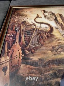 Tres Tres Rare Superbe Grand Cadre Biere Grimbergen. Au Nom Du Silence