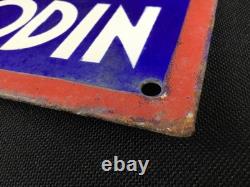 Très rare plaque publicitaire émaillée ancienne réchauds Godin U. R. G. Butagaz