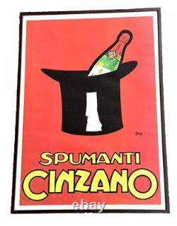 Vins Mousseux Cinzano Publicitaire Maga 64cmX46cm