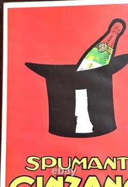 Vins Mousseux Cinzano Publicitaire Maga 64cmX46cm