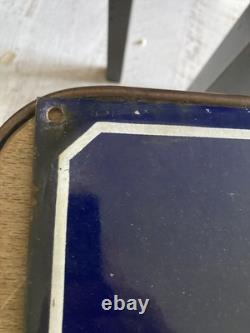 Vintage plaque de rue émaillée Sainte Julie a Marseille enamel Road Sign