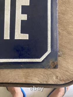 Vintage plaque de rue émaillée Sainte Julie a Marseille enamel Road Sign