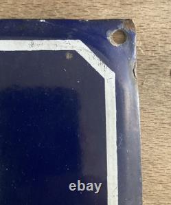 Vintage plaque de rue émaillée Sainte Julie a Marseille enamel Road Sign