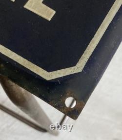 Vintage plaque de rue émaillée Sainte Julie a Marseille enamel Road Sign