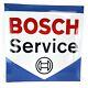 XL Bosch Service Plaque en Email Émaille Bouclier 50x50cm