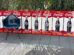 XL Coca Cola Ice Cold Plaque en Email Émaille Plaque Émail Signer 90 X 39 CM