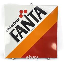 XL Fanta Français Nostalgie Plaque en Email Émaille Bouclier 50x50cm