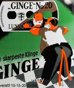 XL GINGE N°20 Luxe 58,5x58,5 cm Plaque Émaillée Panneau émaillé