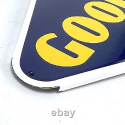 XL Goodyear P-S Plaque en Email Émaille Bouclier 80x46,5 CM