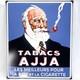 XXL AJJA LOGO Retro & Lounge Plaque &eacute;maill&eacute;e 67x57 cm Carr&eacute;e