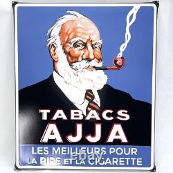 XXL AJJA LOGO Retro & Lounge Plaque émaillée 67x57 cm Carrée