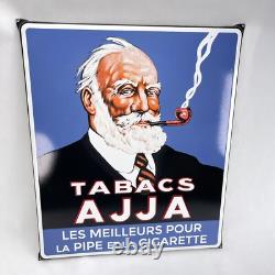 XXL AJJA LOGO Retro & Lounge Plaque émaillée 67x57 cm Carrée