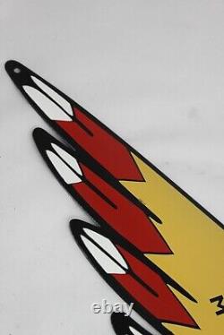 XXL Indian Motorcycle Plaque en Email Plaque Émail Signer 83x31 CM